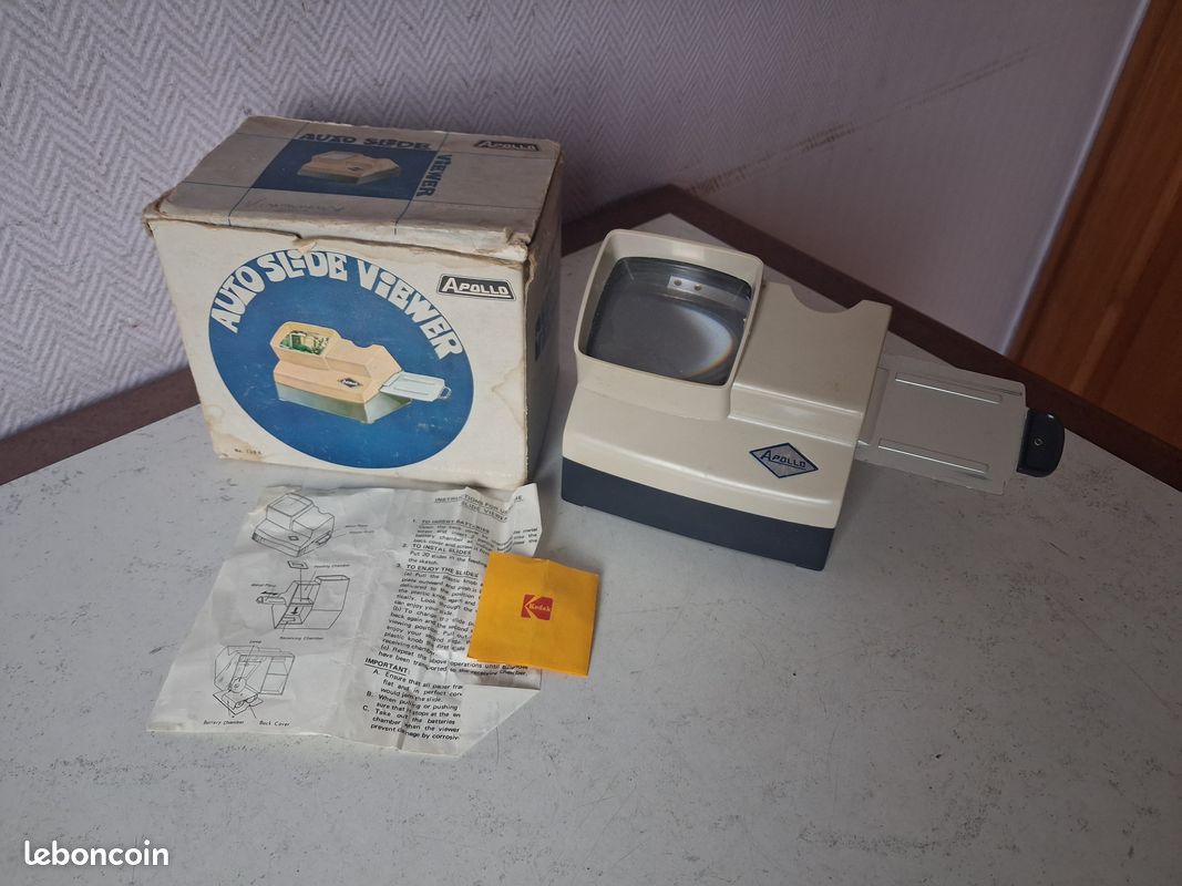 Vintage Visionneuse de diapositives à Batterie PHOTAX SOLAR