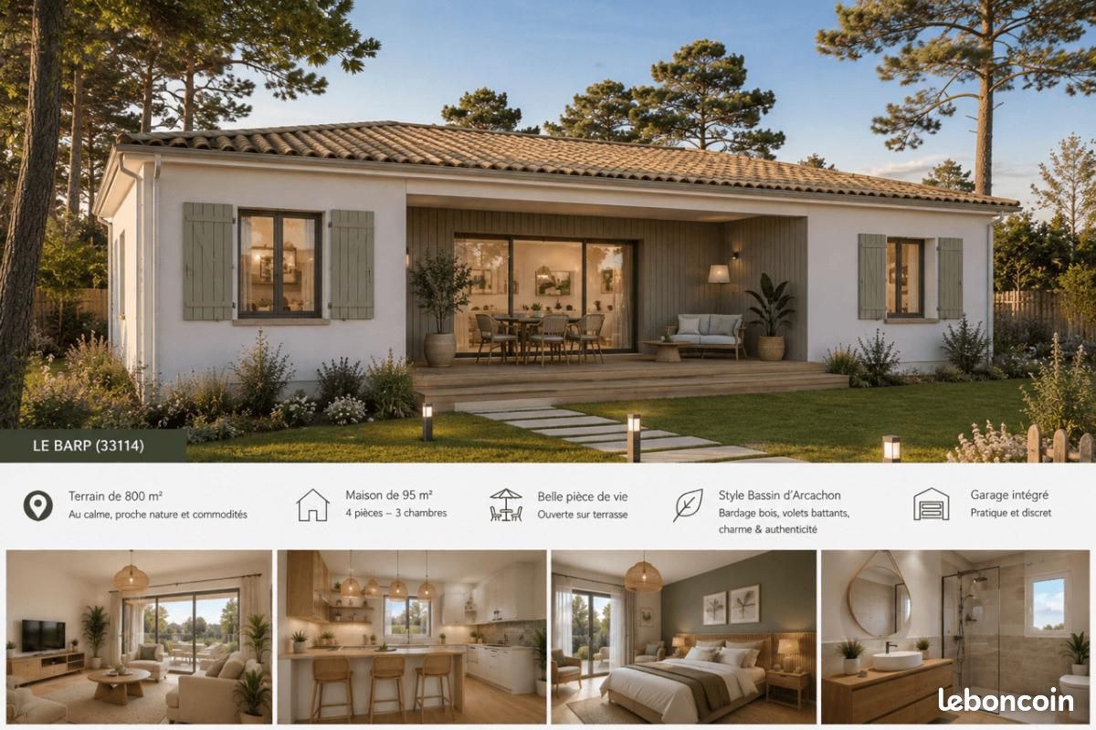 Maison 95 m² · à Le Barp · 95 m² · 358 000 €