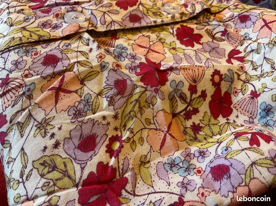 Robe chemise à fleurettes T36 (image 3)