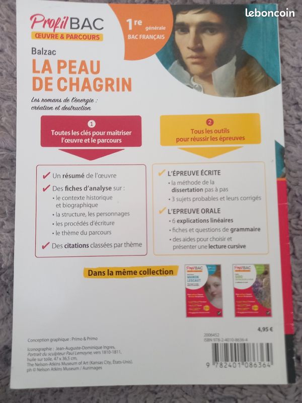 La peau de chagrin Balzac 1ere Bac français (image 2)