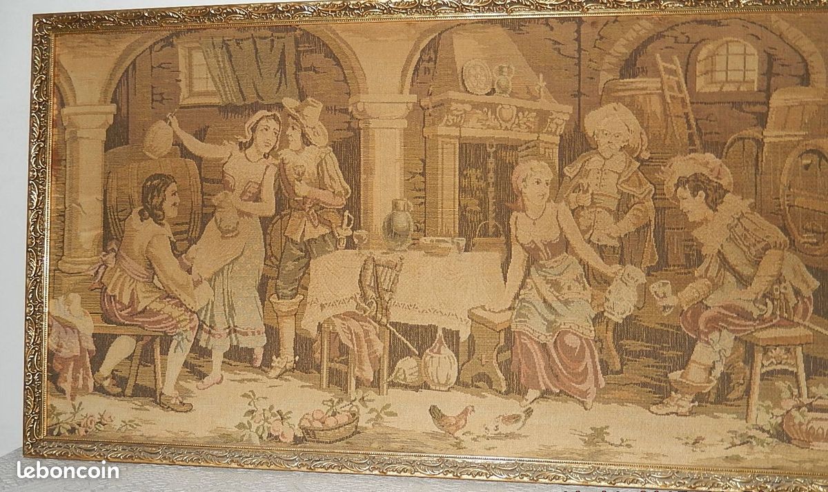 Grande tapisserie vintage (image 3)