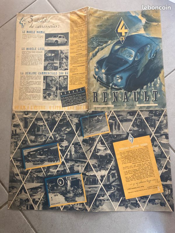 Publicité Renault 4cv (image 2)