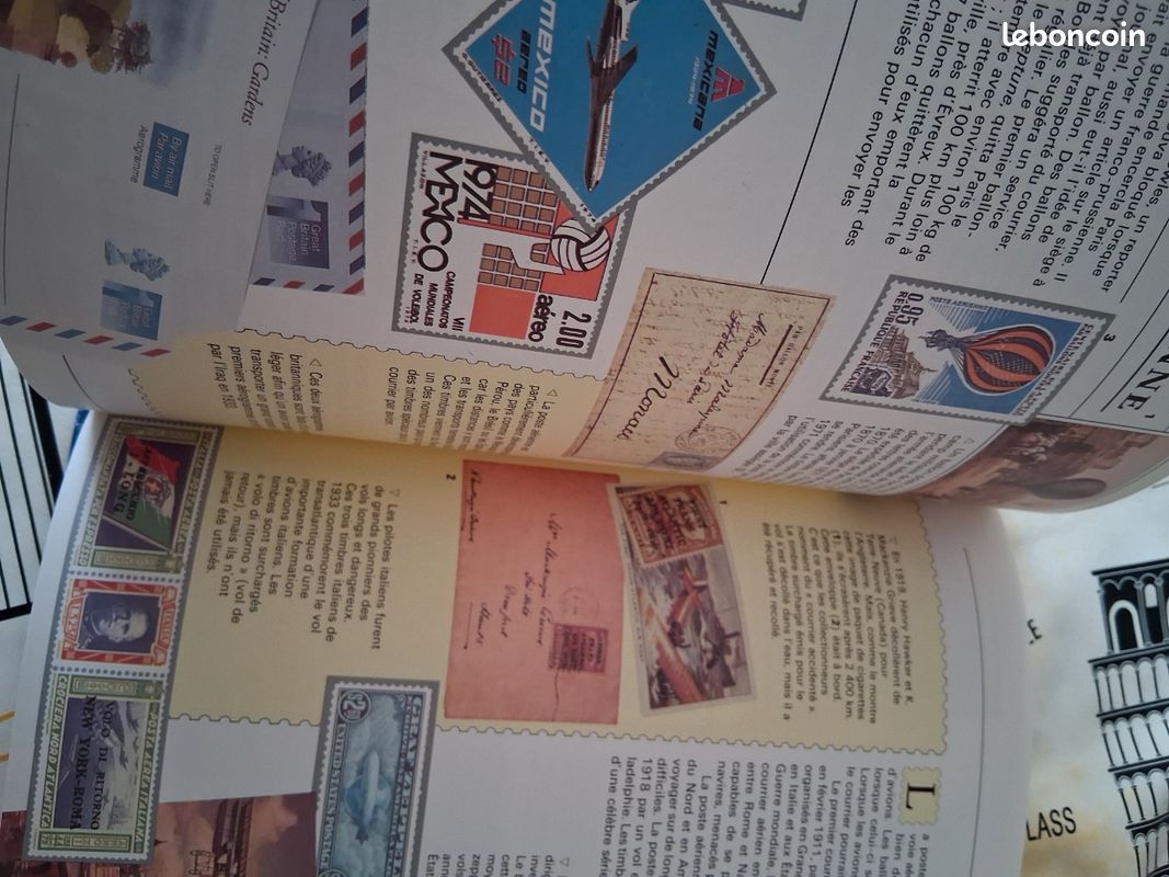 Livre la passion des timbres Larousse, philatélie (image 3)