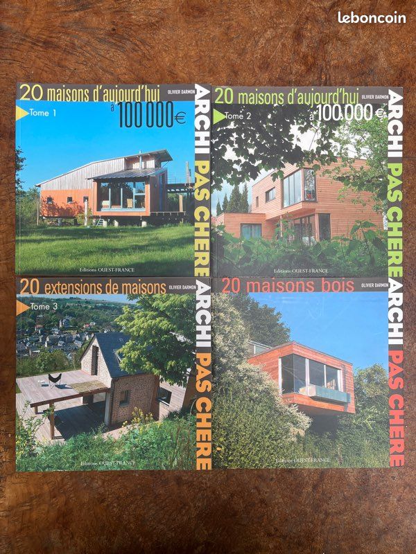 Lot de quatre livres maisons 🏘️ d’aujourd’hui architecture (image 3)