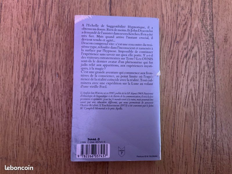 Livre de SF Les visiteurs du miracle de Ian Watson (image 3)