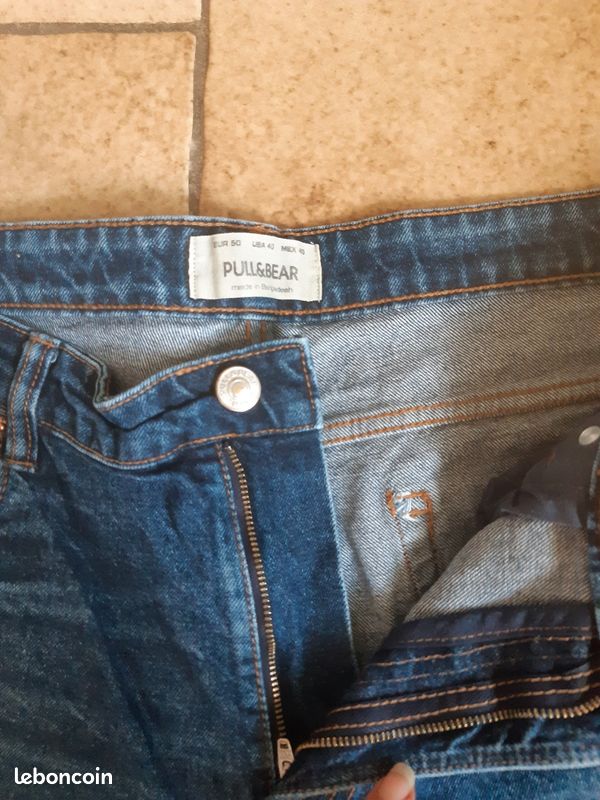 Jean large bleu (image 1)