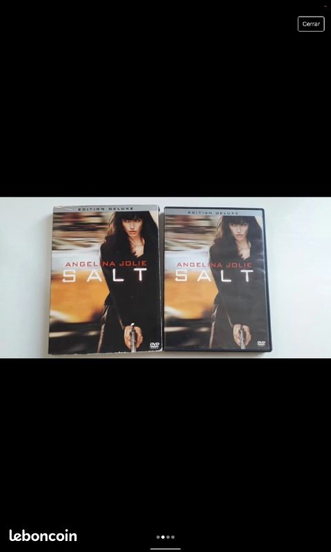 Je vends le dvd de Salt Edition Deluxe.
Pour un envoi plus rapide choisissez Chronopost.
#film #dvd #cinema #action (image 2)