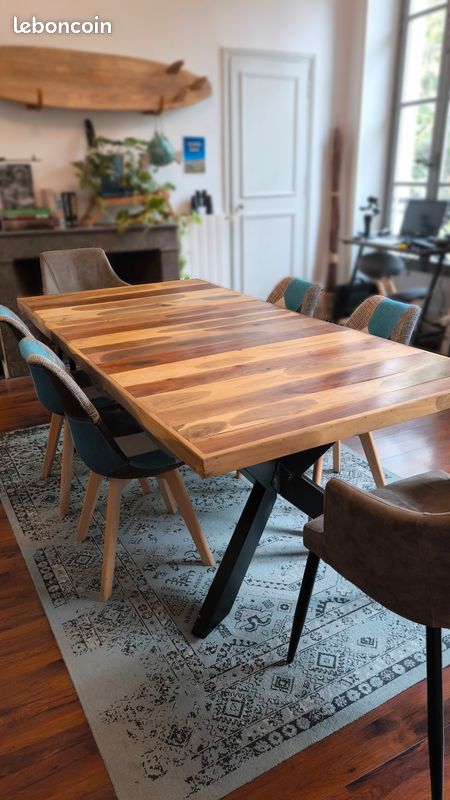 Table bois tropical Super état (image 1)