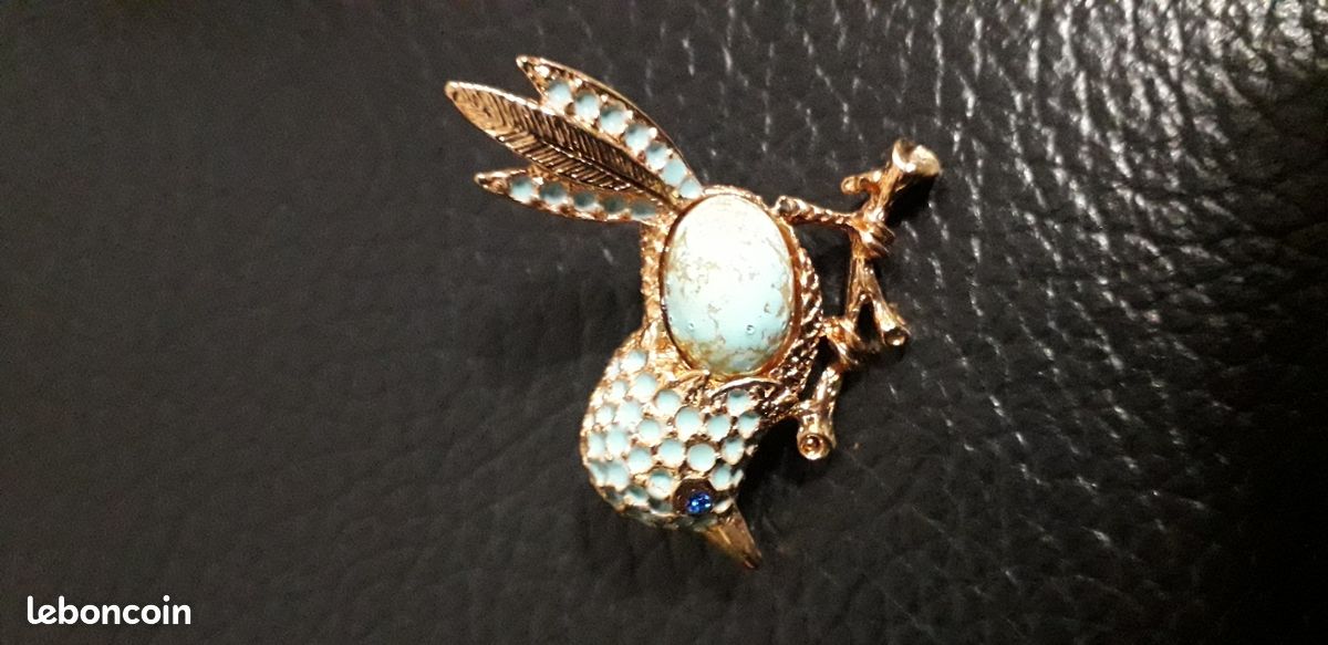 Broche Vintage Fantaisie - Bijou Ancien Décoratif - Modèle N258