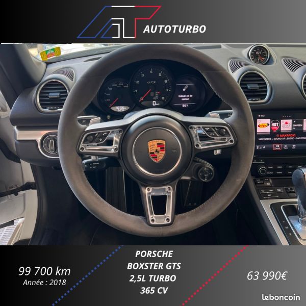 Porsche 718 BOXSTER (982) 2.5 365CH GTS PDK EURO6 (image 24)