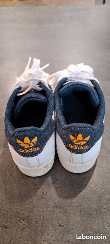 Adidas Sneaker Adidas Superstar Slip On Blue Denim Superstar - Main Image