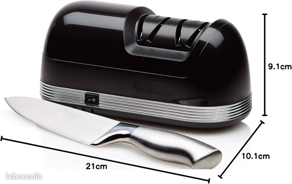 Aiguiseur De Couteaux Électrique Professionnel 300W - Meule 150mm, Vitesse Variable 0-4200 Tr/min