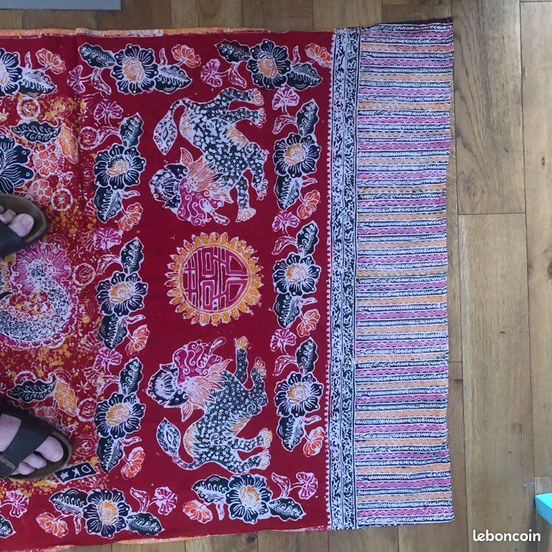Écharpe porte bébé en batik (image 3)