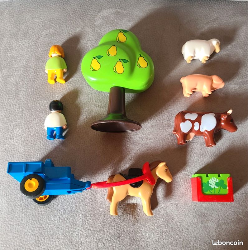 Playmobil 123 coffret charrette, animaux 6620 (image 3)