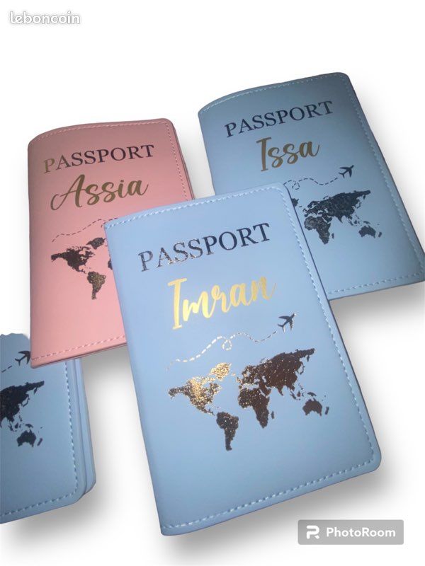 Protège passeport personnalisé (image 1)