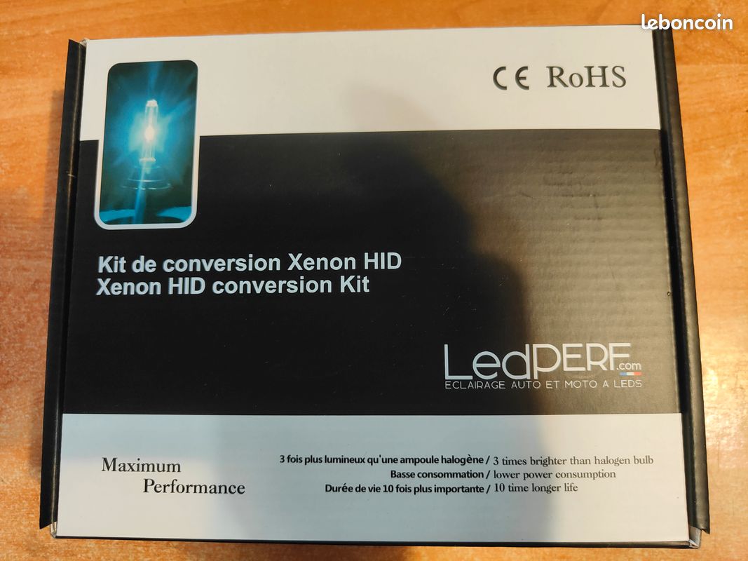 Kit Xenon 1x H7 Slim 55W 5000k (Blanc pur) (image 1)