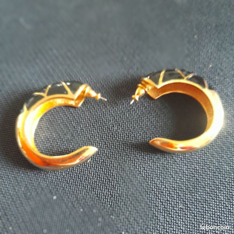 Boucles D’oreilles Monet - Neuf Sans Emballage - Bijou Vintage
