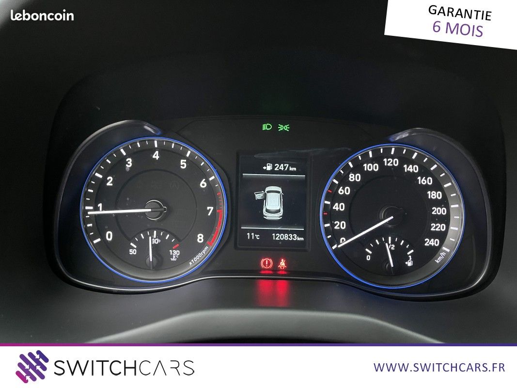 Hyundai Kona 1.0 T-GDi 120cv EDITION * CARPLAY CLIM AUTO CAMERA DE RECUL PACK SON (image 10)