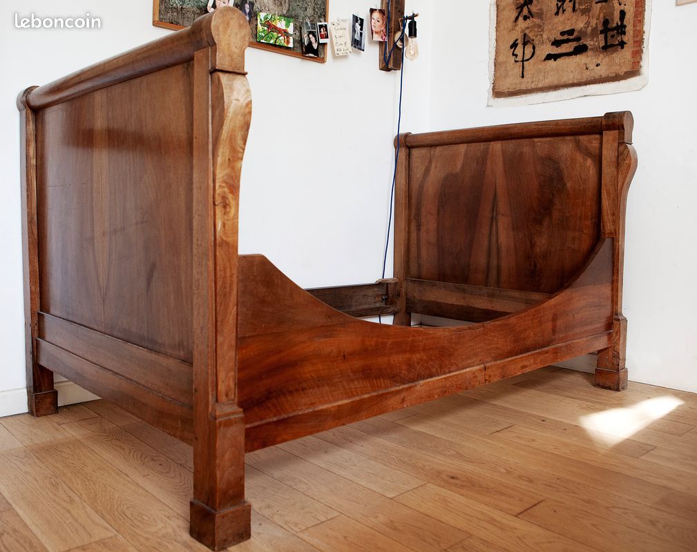 Lit bateau ancien style Louis Philippe (image 5)
