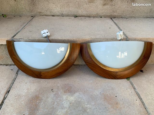 Applique bois et verre (image 1)