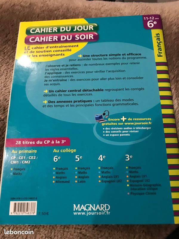 Livre parascolaire - Français 6éme (image 2)
