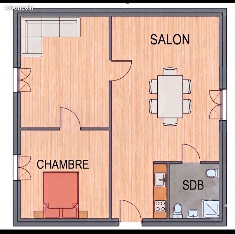 Appartement 3 pièces 40 m² · à Villeneuve-le-Roi · 40 m² · 145 000 €