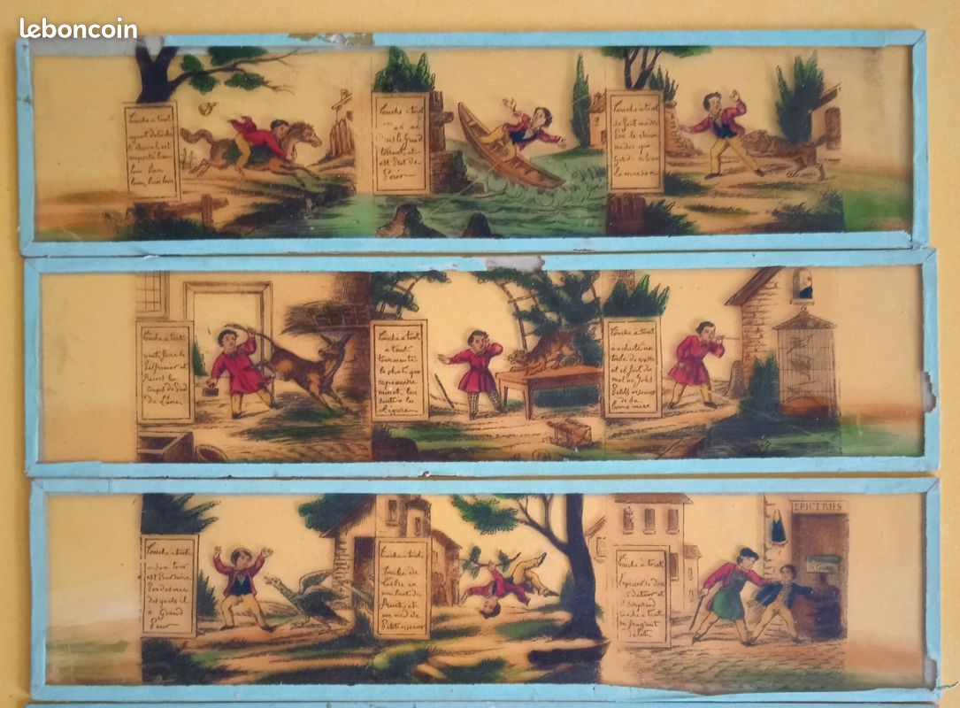 Lot De Plaques De Verre Pour Lanterne Magique – Occasion – Collection
