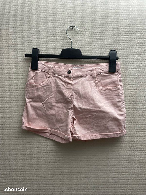 Short rose clair - enfant fille 12 ans - gémo (image 1)