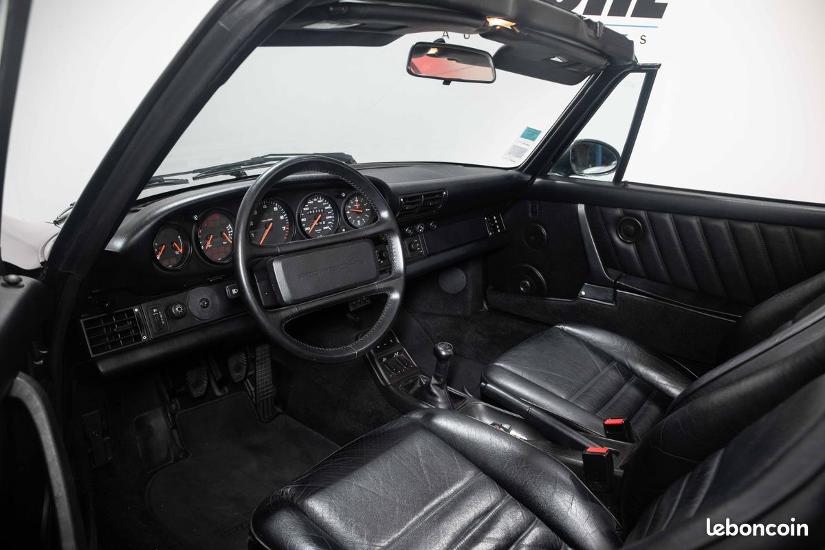 Porsche 911 Type 964 carrera 4 Cabriolet - 3ème main - PCCM - jantes CUP - rétro CUP (image 8)