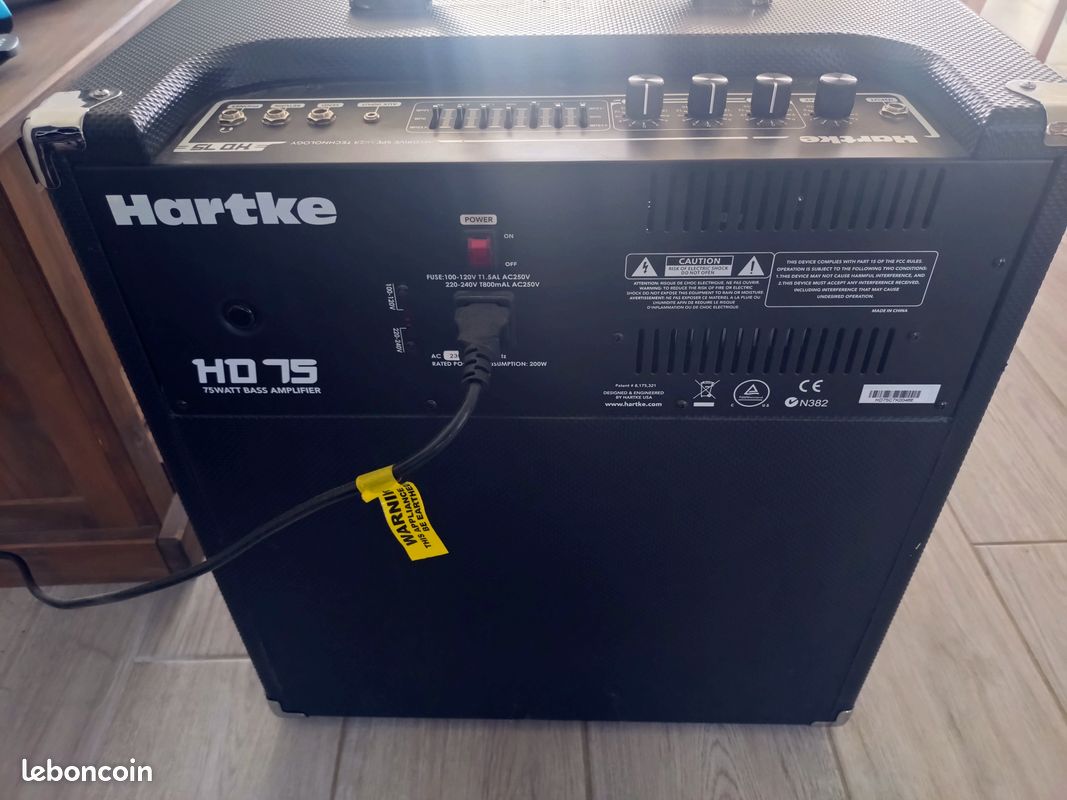 Hartke HD 75 ampli combo basse (image 3)
