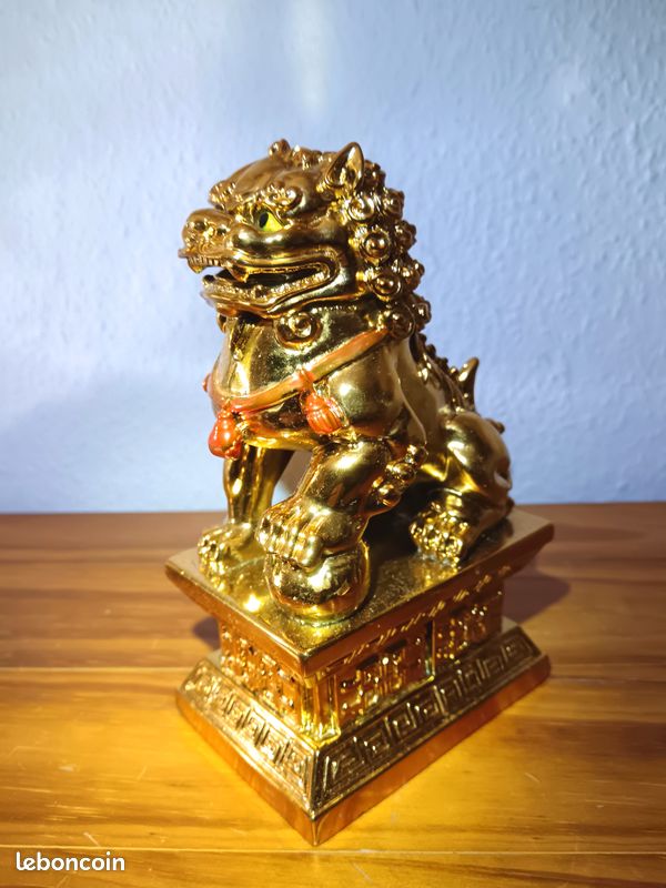Chien / Lion Fu / Foo en résine (image 4)