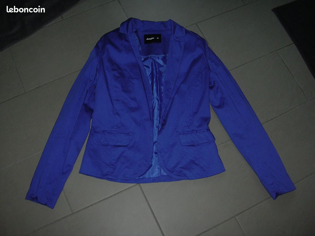 Veste Femme Fame FFCC Bleue - Taille S - Polyester/Polyamide - Décontractée - Très Bon état