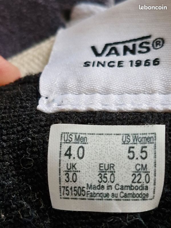 Vans montante bleue (image 6)