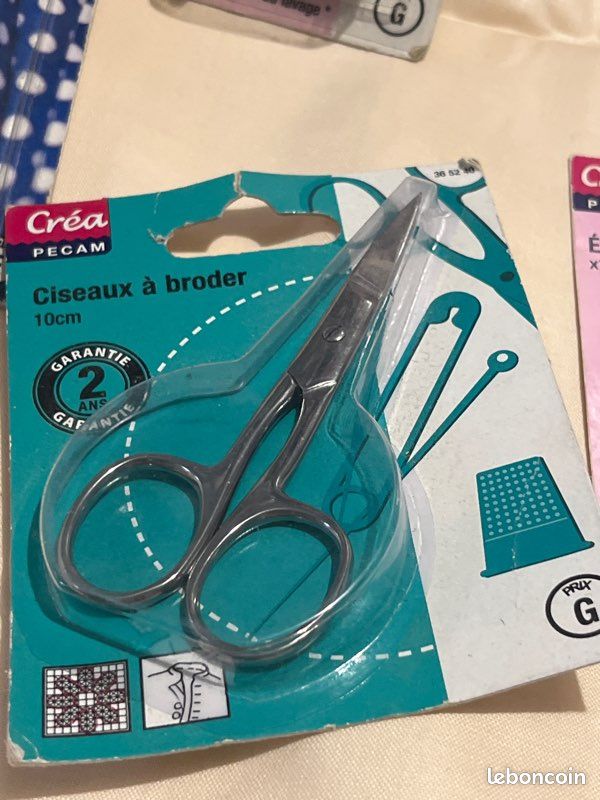 6 accessoires couture tampon étiquettes Ciseaux coupé fil (image 2)