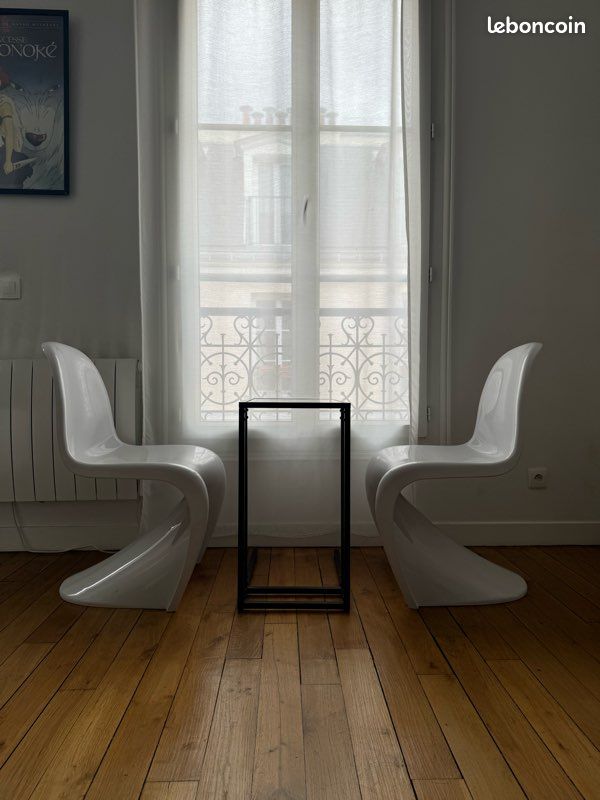 Chaise Panton blanc vernis - lot de 4 (image 3)