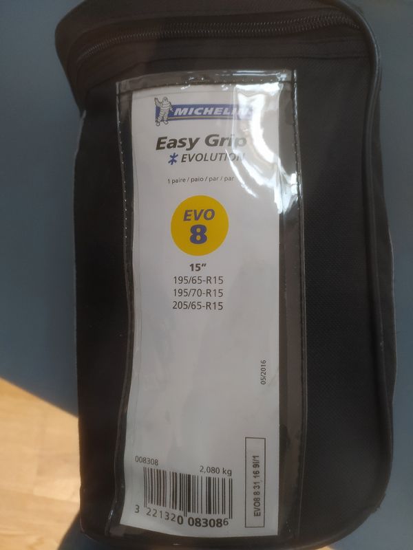 Chaînes à neige Michelin Easy Grip Evolution 8 - 195/65/r15