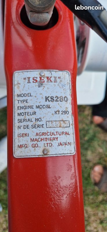 Motoculteur Iseki KS280 (image 3)