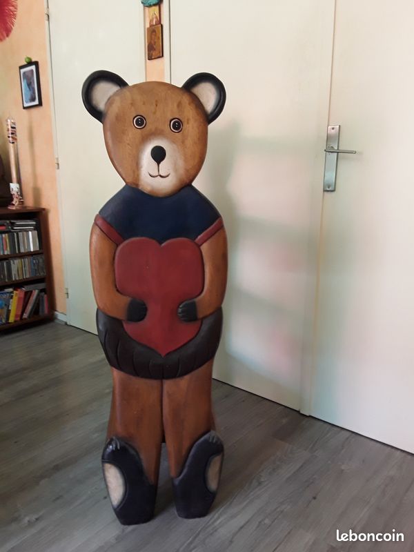 Vends étagère bois profil ours (image 1)