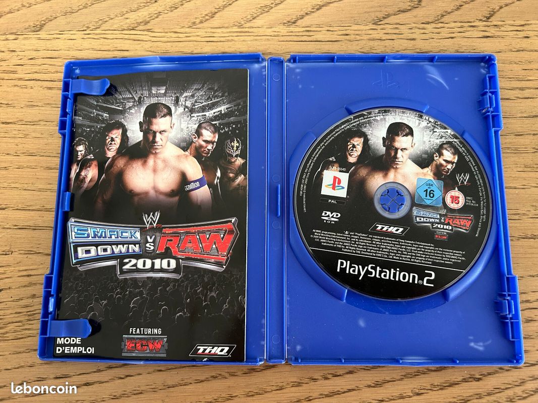 WWE SMACKDOWN VS RAW 2010 - PS2 - PlayStation 2 - PAL FR - Complet (image 5)