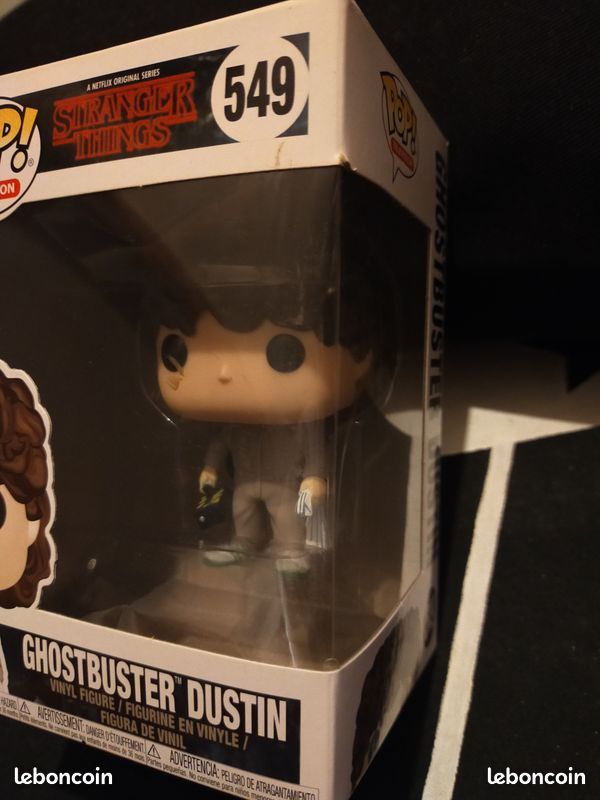 Funko pop stranger things Ghostbuster Dustin 549 jjl18 - Collection