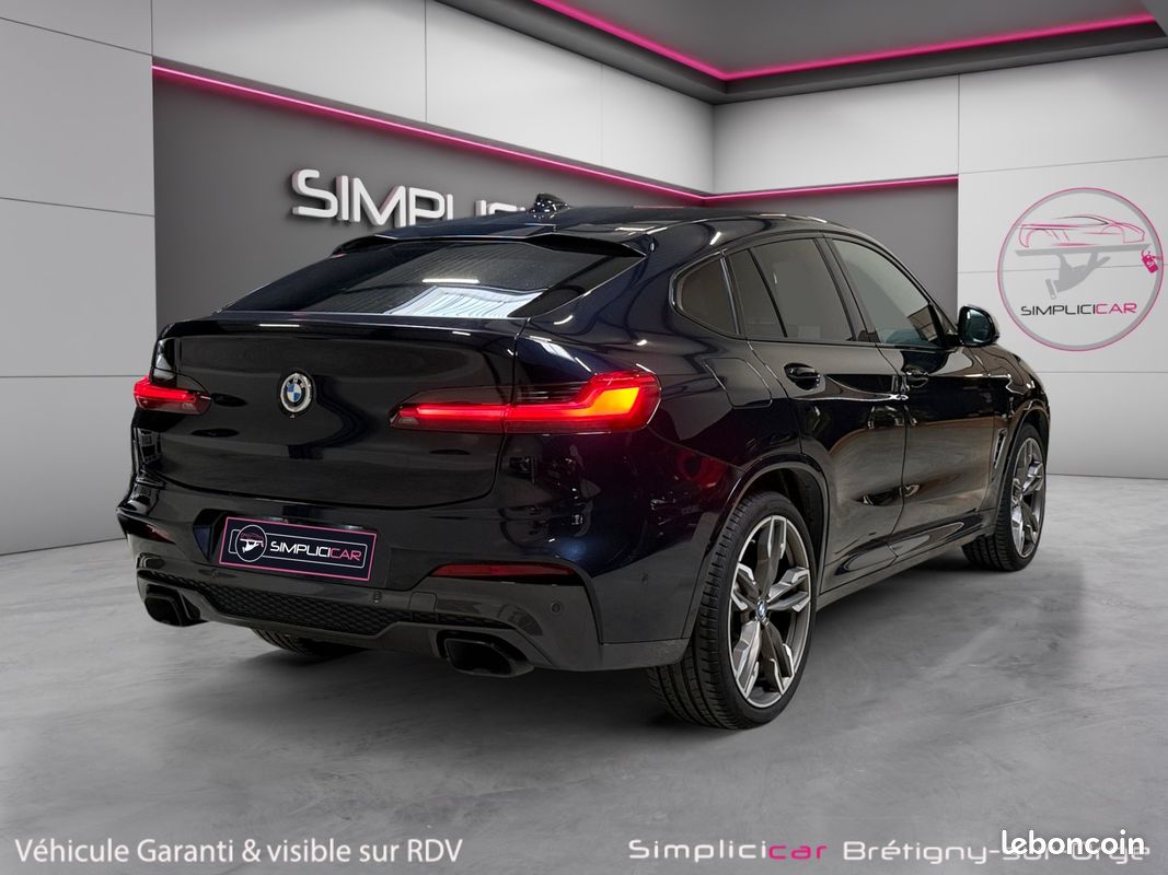 BMW X4 G02 M40d xDrive 326ch Caméra 360 Harman Kardon Volant / Sièges chauffants Ventilés Garantie 12 mois (image 3)