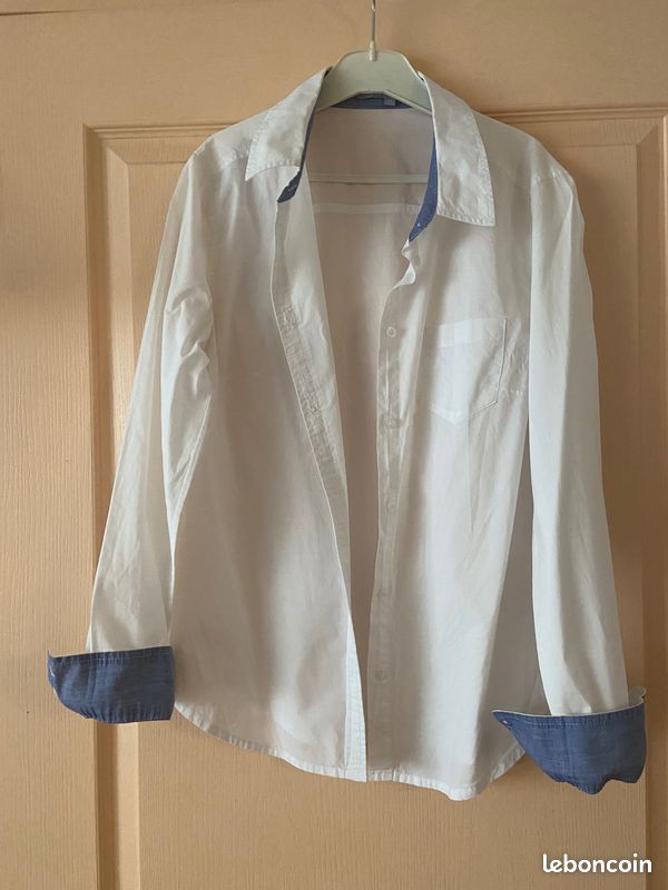 Chemisier blanc coton marque Somewhere taille 40 (image 2)