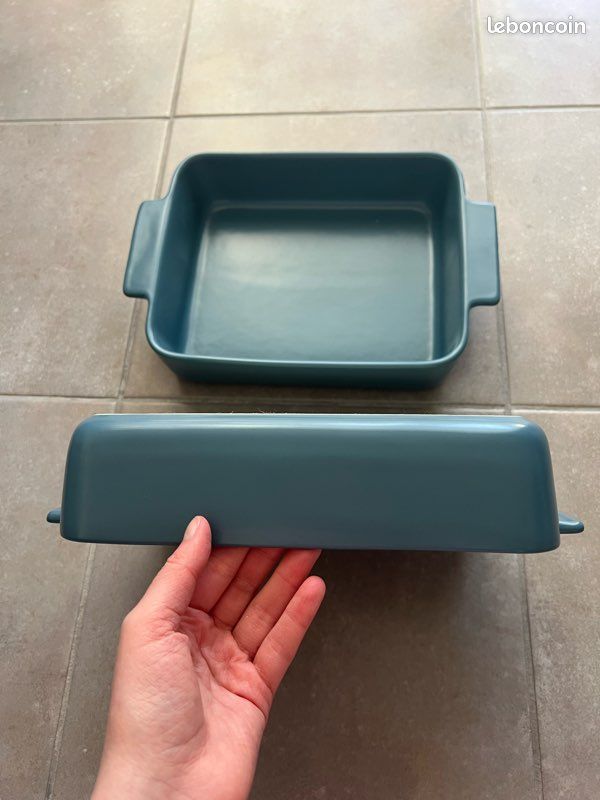 Lot de 2 plats à four en grès Royal VKB – Très bon état
