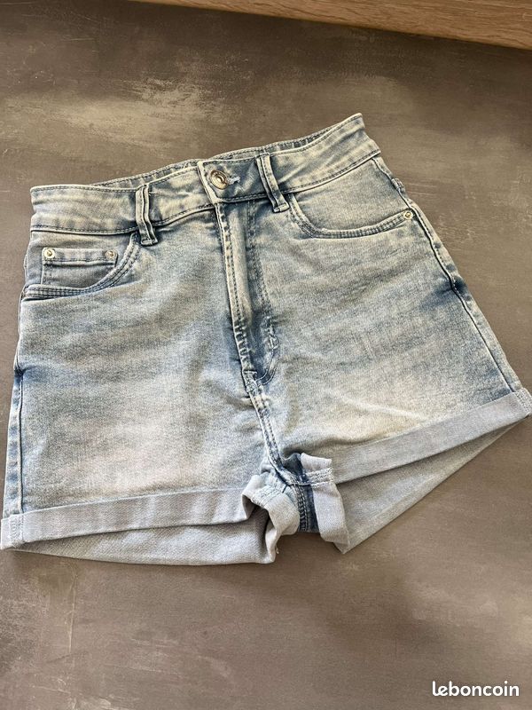 Short jeans fille 10 12 ans Vêtements