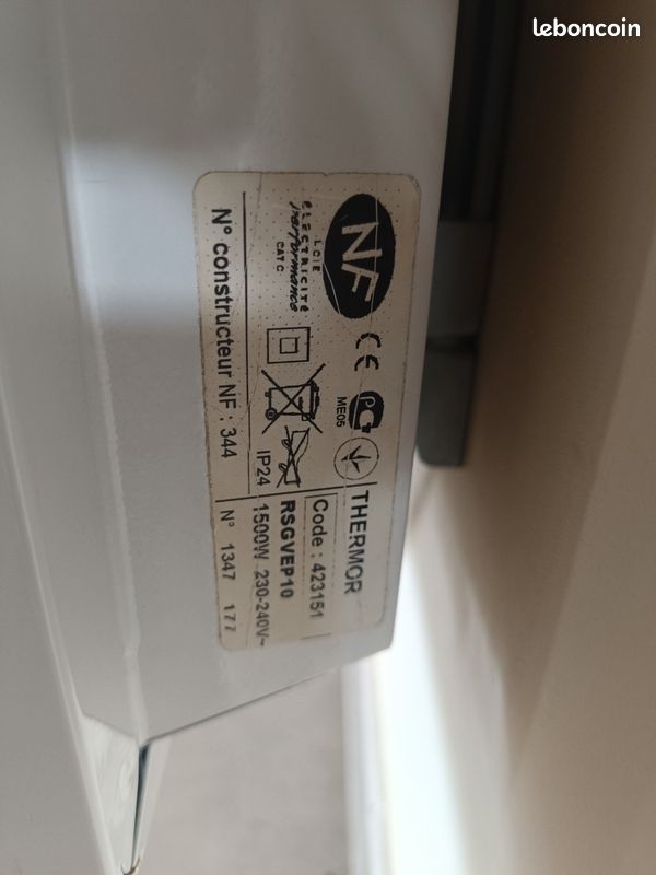 Radiateur électrique 1500 watts (image 3)