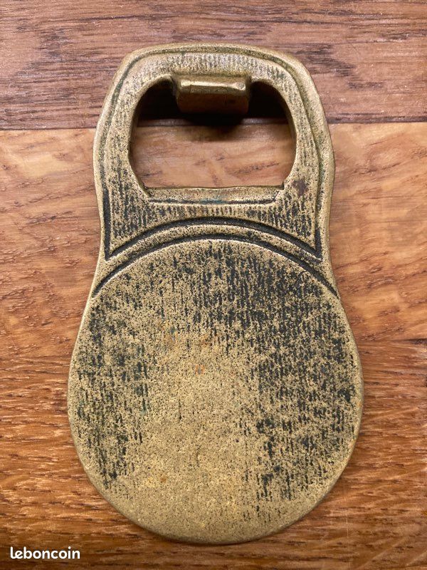 8,5 cm superbe décapsuleur ancien bronze signé max le verrier art déco (image 7)