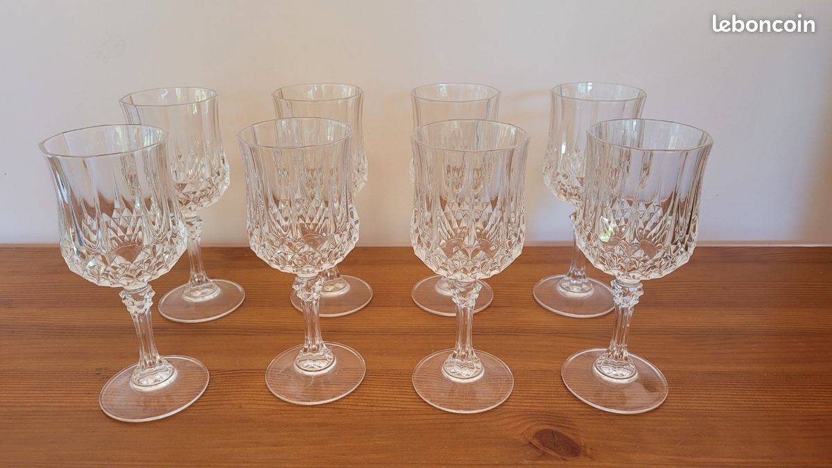 Verres à vin Cristal d'Arques (image 1)