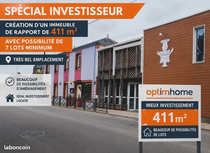 Immeuble 411 m² Machecoul Saint Meme (image 1)