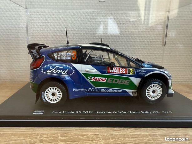 Modèle Réduit Ford Fiesta RS WRC 2012 #3 Latvala Au 1/24 - Collection Salvat Models