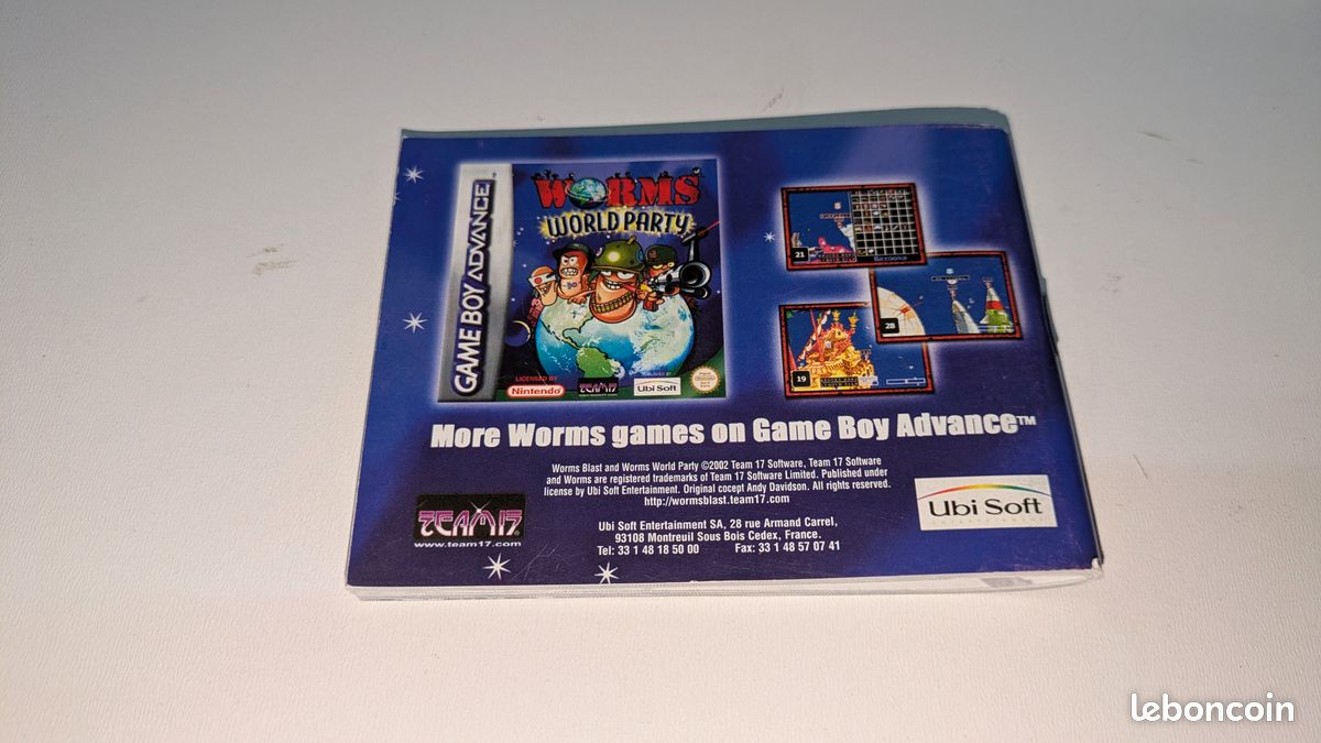Worms Blast jeu game boy advance complet (image 10)